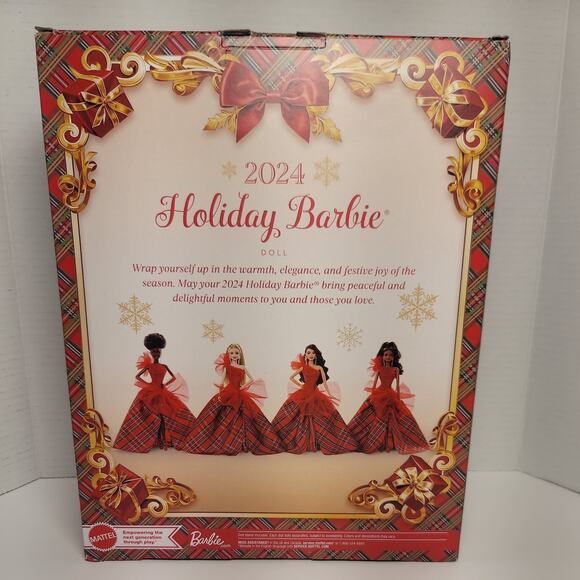 Barbie Signature Doll, 2024 Holiday Fashion Doll New - Picture 10 of 11